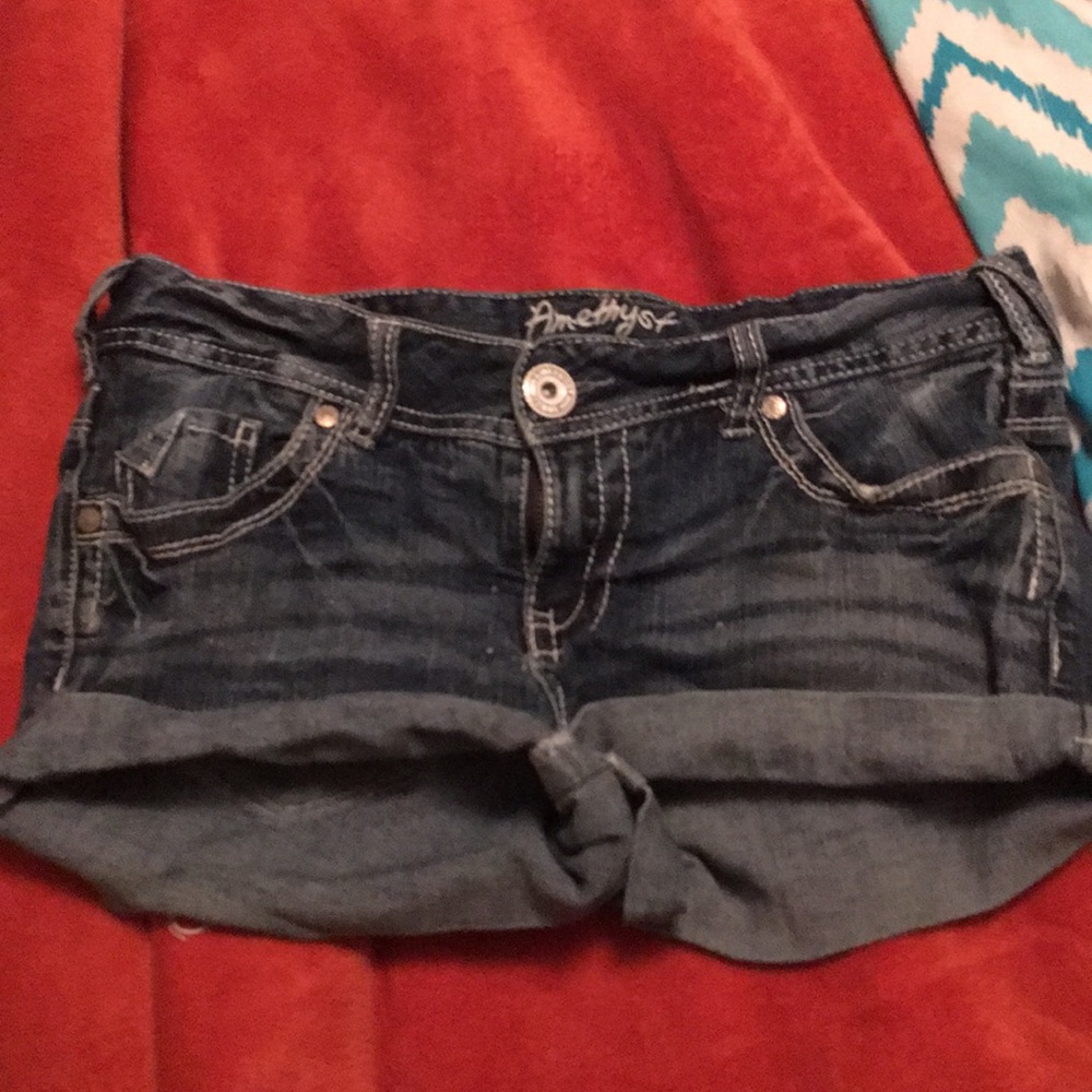 Cozy denim shorts